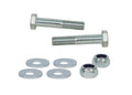 CONTROL ARM INNER LOCK WASHERS REMOVES AND LOCKS OETOE ADJUSTMENT