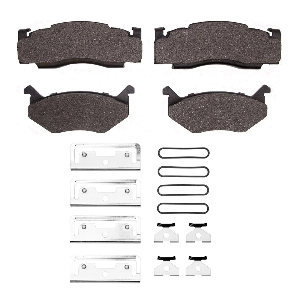 R1 1989-2006 Audi 200 Quattro Front R1 Semi Met Pads & Hardware Kit