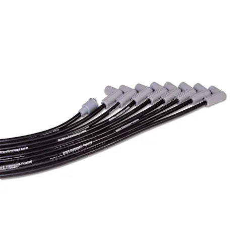 SQR PERFORMANCE 8MM UNIVERSAL SPARK PLUG WIRE SET W/ 90 DEG PLUG BOOTS