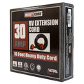 30A EXTENSION CORD W/HDL 10FT RED BOXED