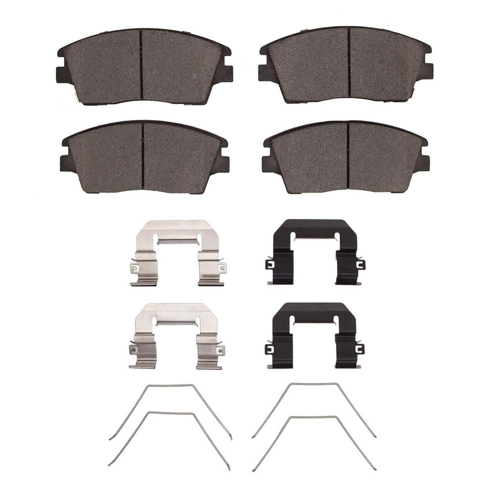R1 16-22 Kia Sportage (Usa/Canada) Front Semi Met Brake Pads and Hardware Kit