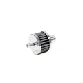 K&N Steel Base Chrome Top Crankcase Vent Filter 3/4in OD Vent / 2in OD / 1-1/2in H Stud Mount