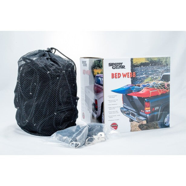 SPIDY GEAR BED WEB SMALL BLACK 60in x 48in to 84in x 66in