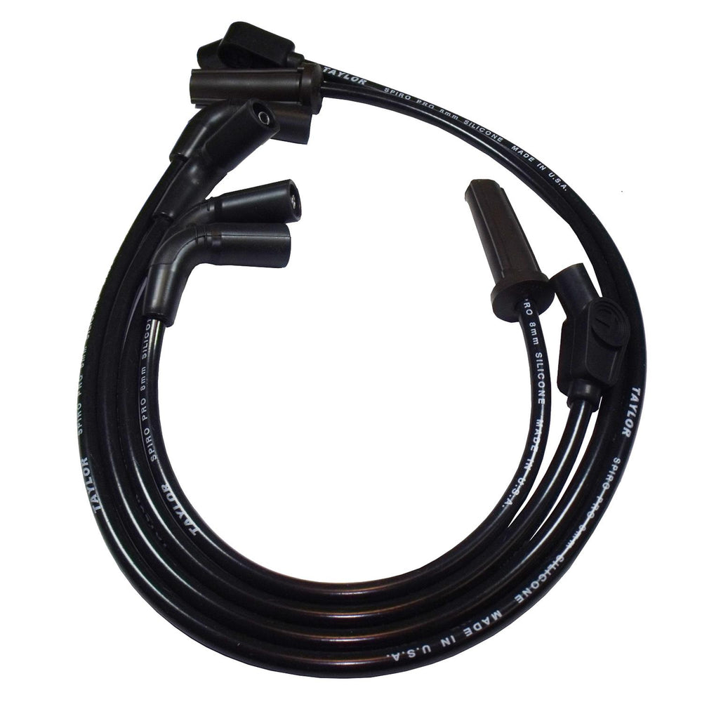 8MM SPIROPRO BLACK MILWAUKEE 8 2018+ CUSTOM MC 135 HARLEY DAVIDSON WIRE SET