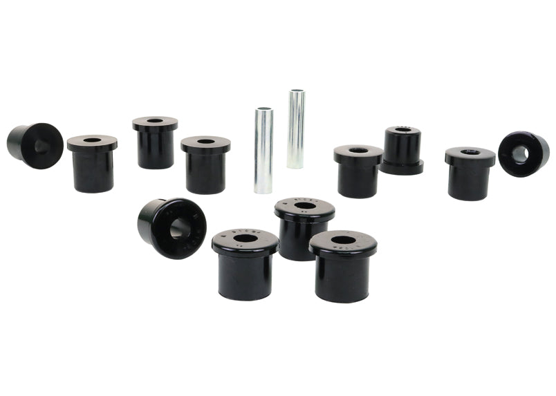Spring - eye front rear and shackle bushing 12 Bushings 2 Tubes Grease