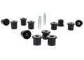 Spring - eye front rear and shackle bushing 12 Bushings 2 Tubes Grease