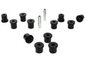 Spring - eye front rear and shackle bushing 12 Bushings 2 Tubes Grease