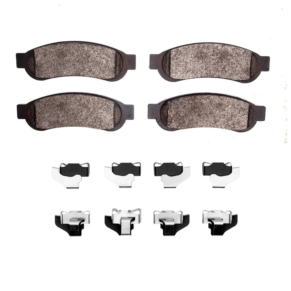 R1 10-12 Ford F-250 4WD (Super Duty) Rear Ceramic Pads & Hardware Kit