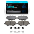 R1 07-23 Dodge Sprinter 2500 Front Ceramic Pads & Hardware Kit
