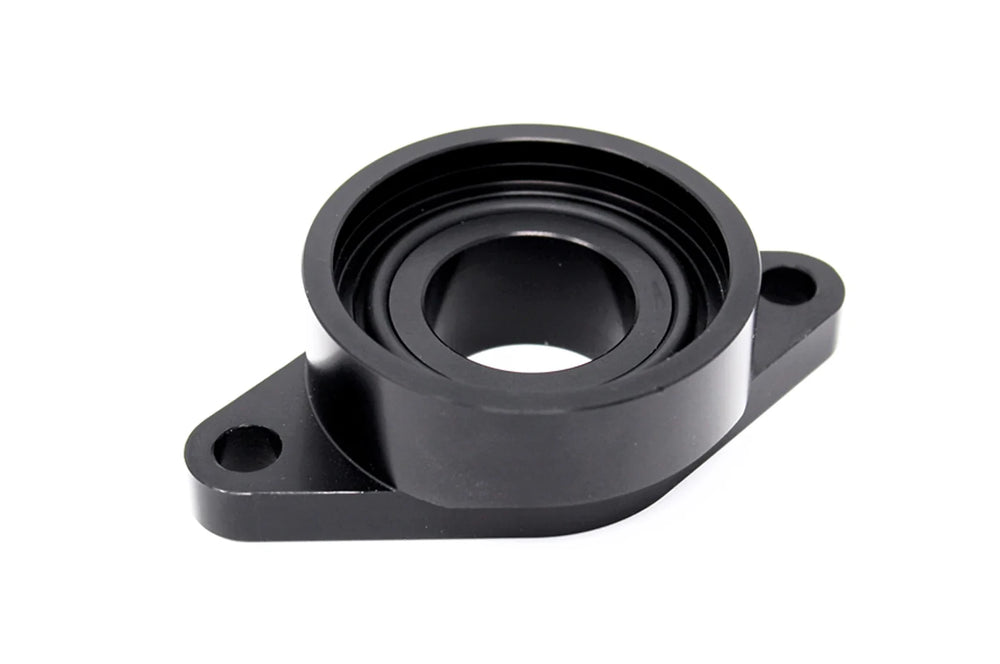 Torque Solution Billet Stk to HKS Blowoff Valve Adapter Blk Mitsubishi Eclipse/Talon/Laser 1G 90-94