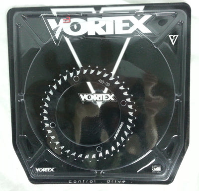 Vortex Racing Aluminum Rear Sprocket 420 40 Tooth- Black