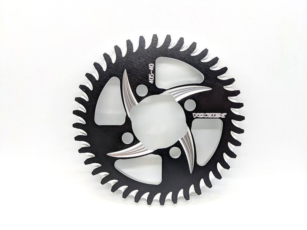 Vortex Racing Aluminum Rear Sprocket 420 35 Tooth- Black