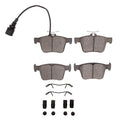 DFC 17-19 Volkswagen E-Golf Rear 5000 Advanced Low Metallic Brake Pads and Hardware Kit