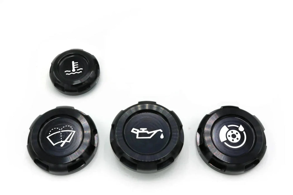 Billetworkz Hyper Teal Clutch Fluid Cap - Zero Series - with Fluid Engravings - Fits 02-14 WRX STI manual BRZ FR-S GT86 GR86 05-09 Legacy GT