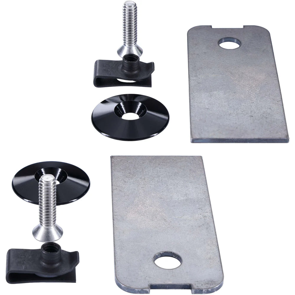 Camburg Black Fender Washer 10 Pack (aluminum washer bolt body clip 1 8 tab) 040073