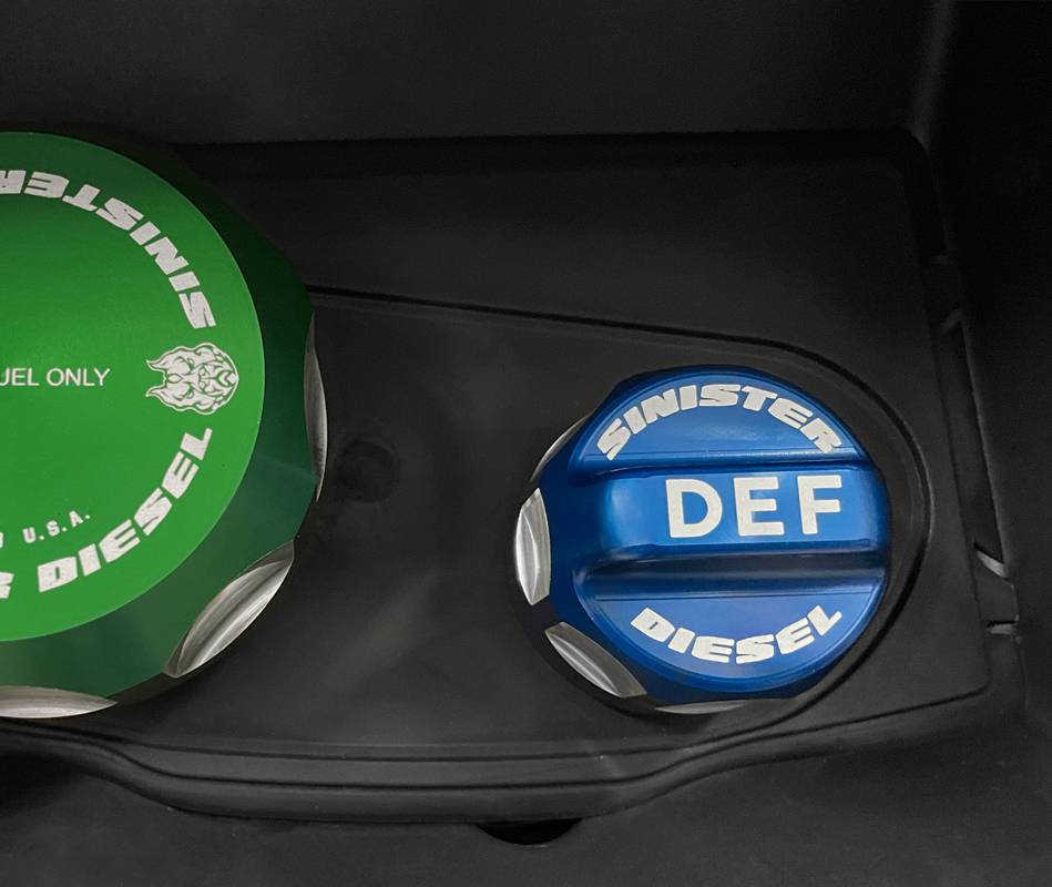 Sinister Diesel Diesel Exhaust Fluid (DEF) Cap for 2011 Ford Powerstroke 6.7L