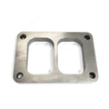 Stainless Bros SS304 T6 Turbo Inlet Flange Divided - 1/2in / 12.7mm (Unthreaded)
