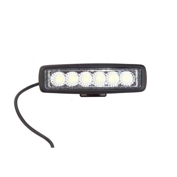 ~(1 lbs. 7X3X2)~ 6 Inch Work Light 18 Watt Spot Seismic Series Quake LED