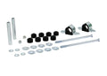Sway bar - mount and link bushings 10 Bushings 2 Tubes 2 Saddles 2 Bolts 12 Washers 2 Nuts Grease
