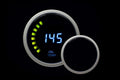 Prosport Digital Oil Temperature Gauge w/Sensor Blue 52mm Universal