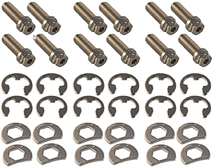 Header Bolt Kit - 6pt. 3/8-16 x 1in (12)
