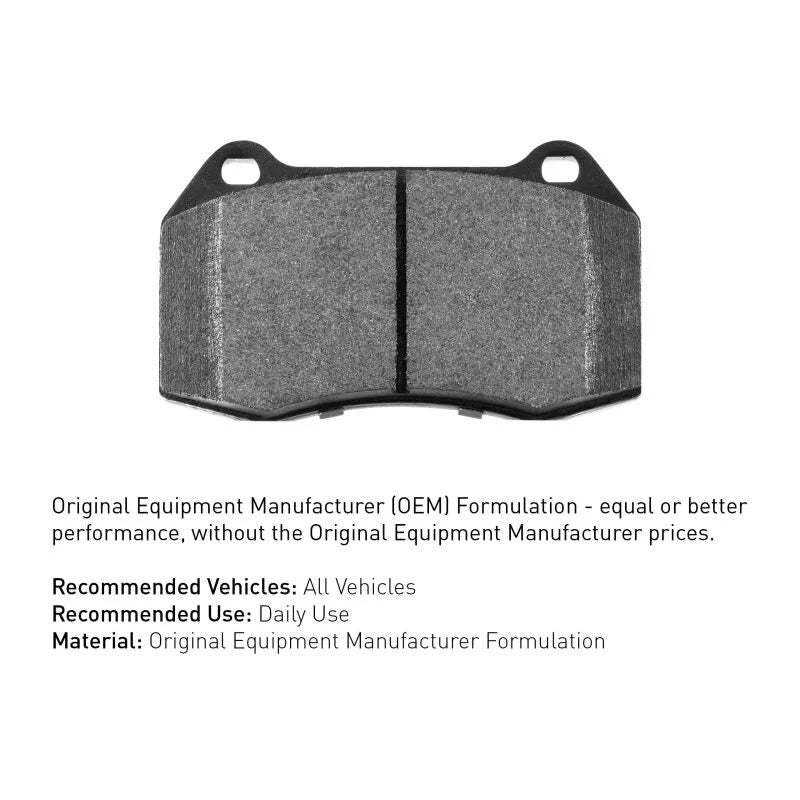 R1 86-93 Ford Taurus (Excl SHO) Front Optimum OE Pads & Hardware Kit