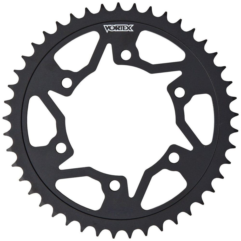 Vortex Racing Steel Rear Sprocket 525 43 Tooth- Black