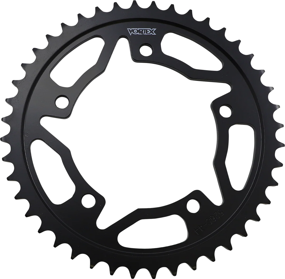 Vortex Racing Steel Rear Sprocket 525 44 Tooth- Black