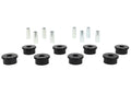 Trailing arm - lower bushing 8 Bushings 8 Tubes Grease