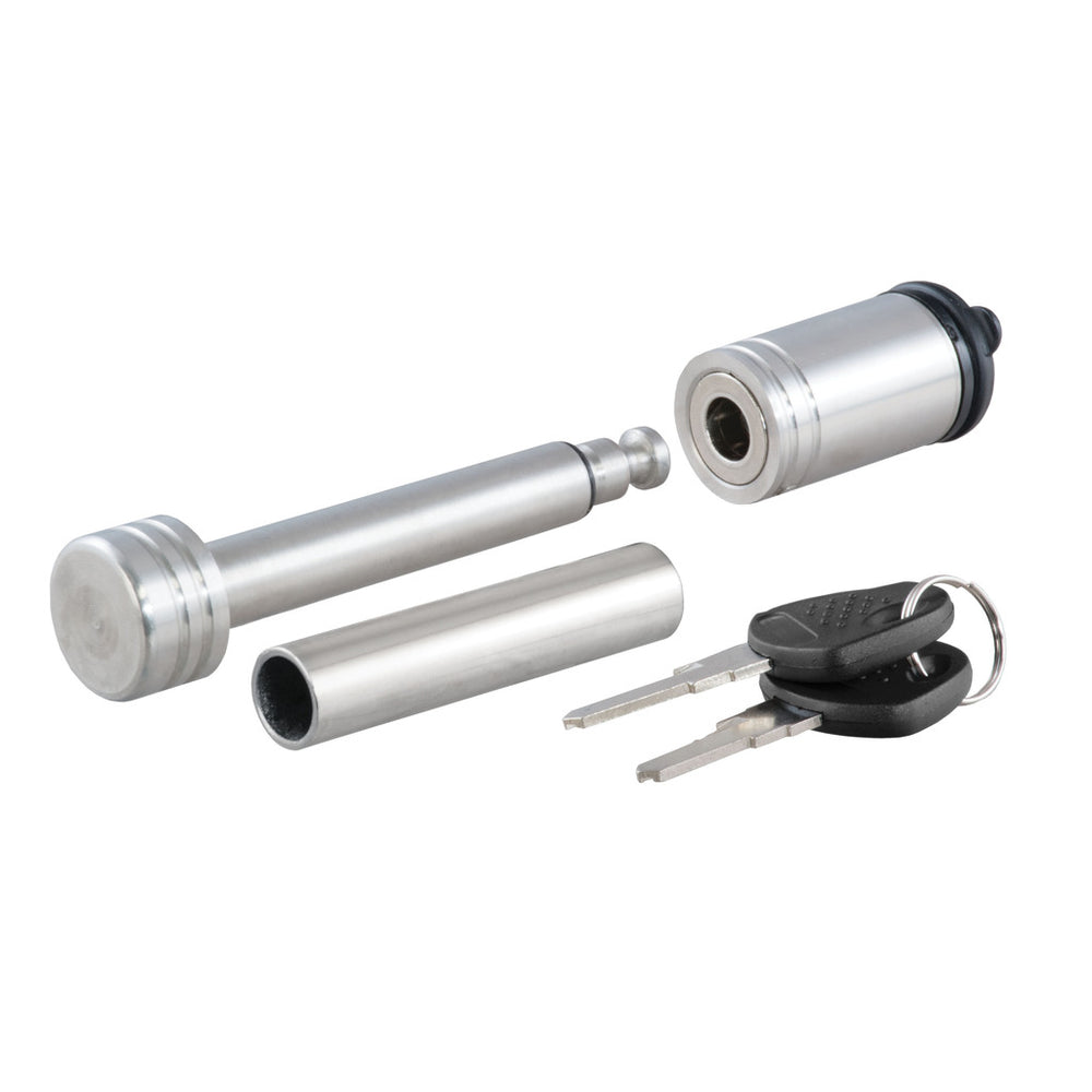 CLASS I/II RECEIVER HITCH LOCK W/ADAPTOR TO ALLOW FITMENT IN CLASS III RECEIVERS