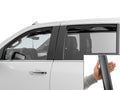 WeatherTech Matte Black Rear Side Window Deflectors Fits -20-26 Chevrolet GMC 81930IMB