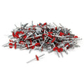 Lg Hd Rivet 250Pk Red Flange Type Alum Mandrel