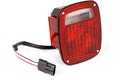 Tail Light Assembly Left Black Housing Fits The Driver Side Of 98-06 Wrangler TJ And 04-06 Wrangler Unlimited Lj OMIX