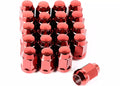 Rugged Ridge Wheel Lug Nut Set of 20 Red 1/2-20