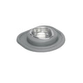 WeatherTech Pet Feeding System Single Low 8oz 1in. Stainless Bowl - Dark Grey
