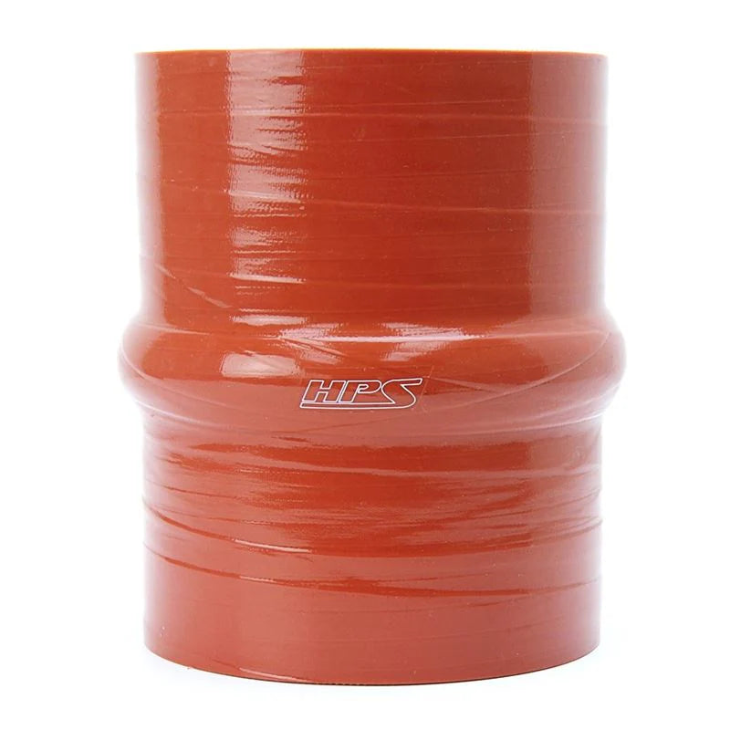 HPS Performance 2.25 ID 6 Long High Temp 4-ply Aramid Reinforced Silicone Hump Coupler Hose Orange (57mm ID 152mm Length)