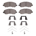 R1 16-17 Jeep Patriot Front Ceramic Brake Pads and Hardware Kit