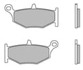Brembo OE 06-10 Suzuki GSR 600cc Brake Pad - Rear