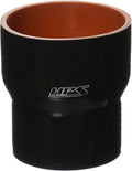 HPS Performance 3 - 3.5 ID 3 Long High Temp 4-ply Reinforced Silicone Reducer Coupler Hose Black (76mm - 89mm ID 76mm Length)