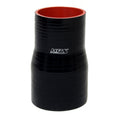 HPS Performance 3 - 3.5 ID 3 Long High Temp 4-ply Reinforced Silicone Reducer Coupler Hose Black (76mm - 89mm ID 76mm Length)