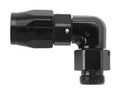 Fragola -6AN x 45 Degree Hose End x 1/2 NPT - Black