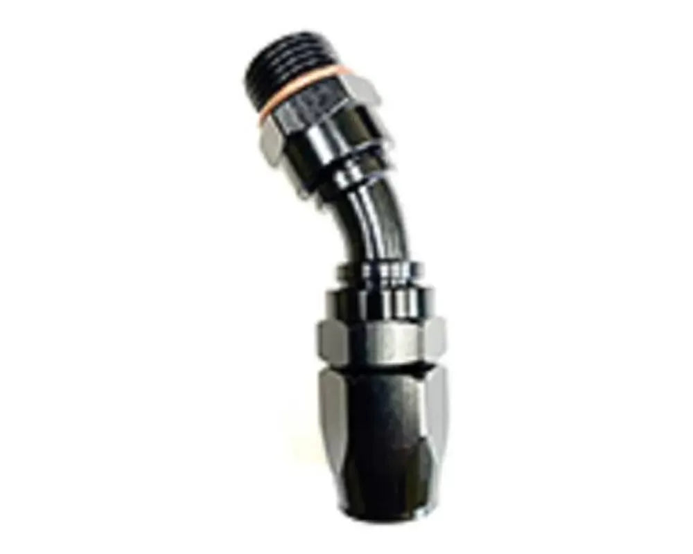 Fragola -8AN Male Rad Fitting 30 Degree Pro-Flow Hose End - Black