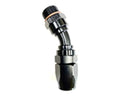 Fragola -8AN Male Rad Fitting 30 Degree Pro-Flow Hose End - Black