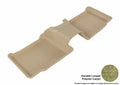 3D MAXpider 2011-2019 Ford Explorer Kagu 2nd Row Floormats - Tan