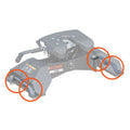REPLACEMENT 5TH WHEEL PUCK SYSTEM HANDLES FOR FORD (FITS 16017 16020)
