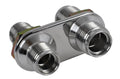 2 Way In Line Bulkhead #8 and #10 O-Ring