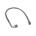 Fragola -4AN PFTE Black Hose Assembly Straight x 90 Degree 16in