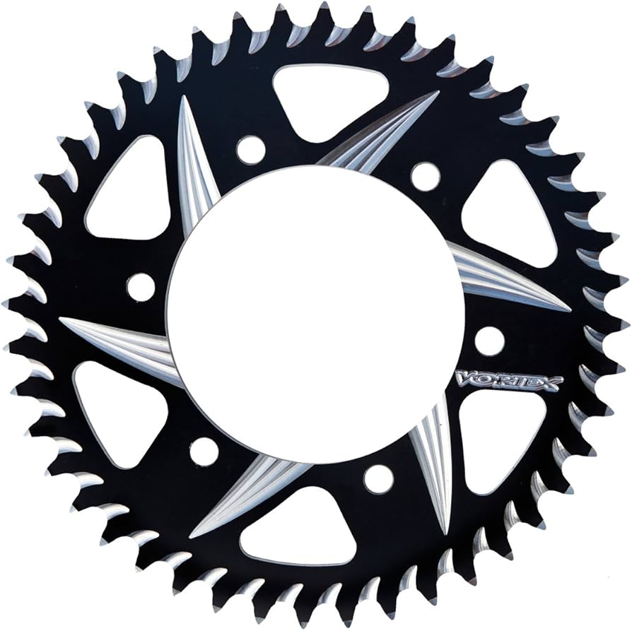 Vortex Racing Aluminum Rear Sprocket 520 45 Tooth- Red