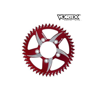 Vortex Racing Aluminum Rear Sprocket 520 36 Tooth- Red