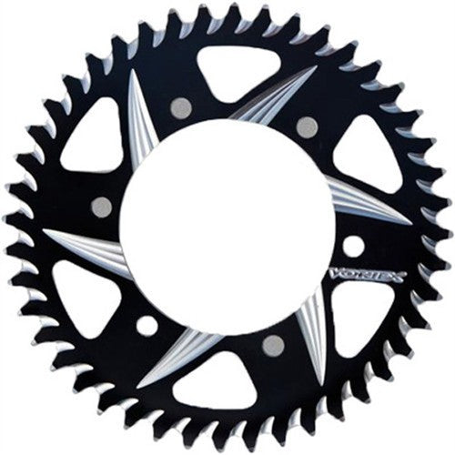 Vortex Racing Aluminum Rear Sprocket 420 45 Tooth- Black